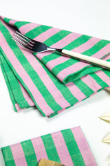 Archive New York Flora Stripe Napkin Kitchen Archive New York 