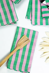 Archive New York Flora Stripe Napkin Kitchen Archive New York 