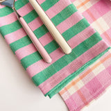 Archive New York Flora Stripe Napkin Kitchen Archive New York 