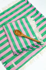 Archive New York Flora Stripe Party Napkin Kitchen Archive New York 