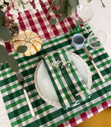 Archive New York Josefina Plaid Dinner Napkins Napkins Archive New York 