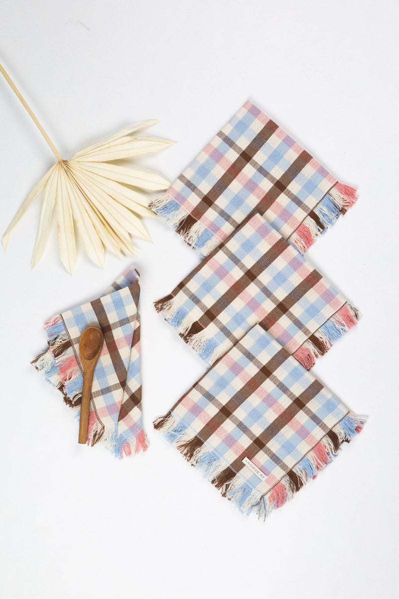 Archive New York Louisa Plaid Party Napkin Kitchen Archive New York 