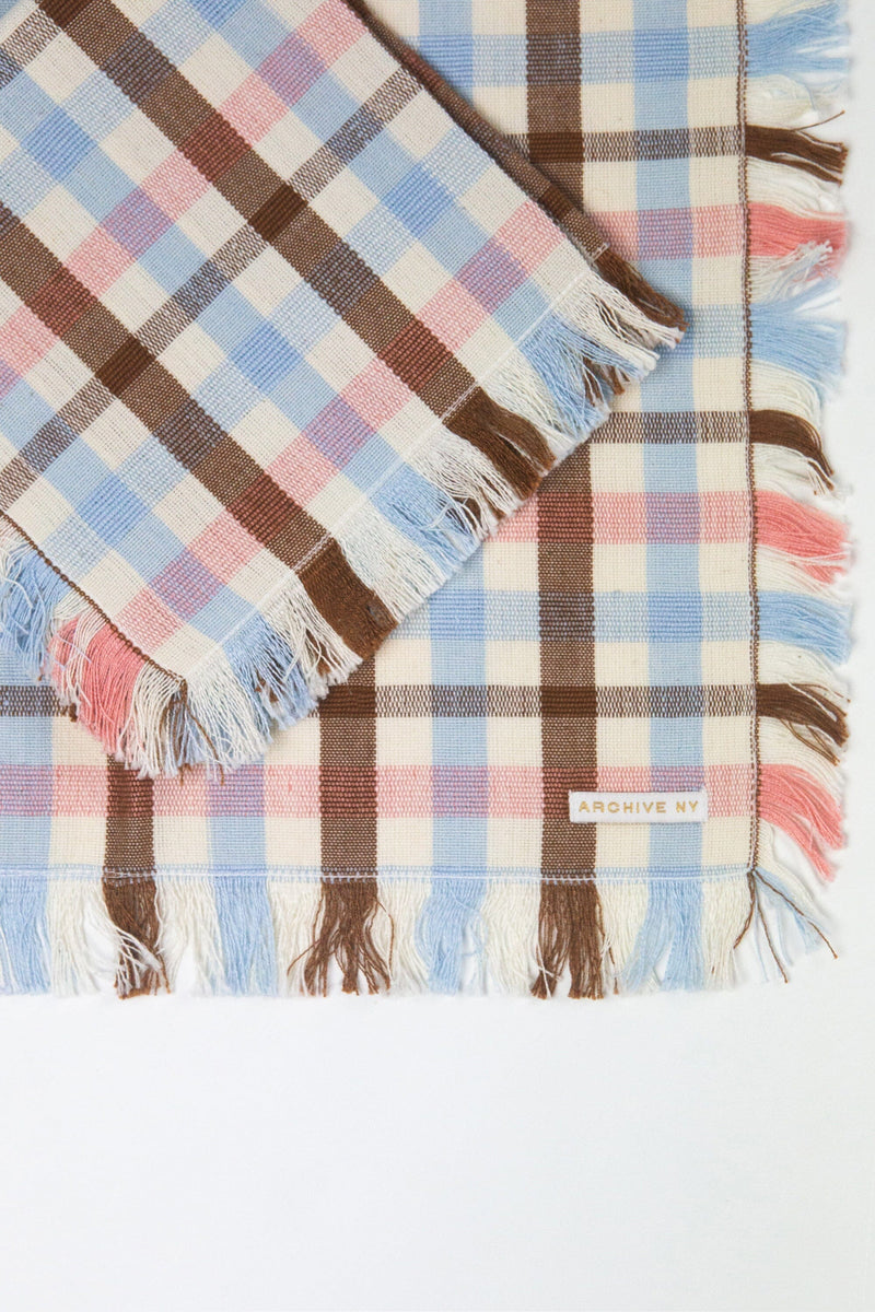 Archive New York Louisa Plaid Party Napkin Kitchen Archive New York 