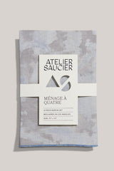 ATELIER SAUCIER Blue Sky Linen Napkins | Set of 4 NAPKINS ATELIER SAUCIER 