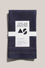 ATELIER SAUCIER Denim Jewel Tea Towels | Set of 2 TEA TOWELS ATELIER SAUCIER 