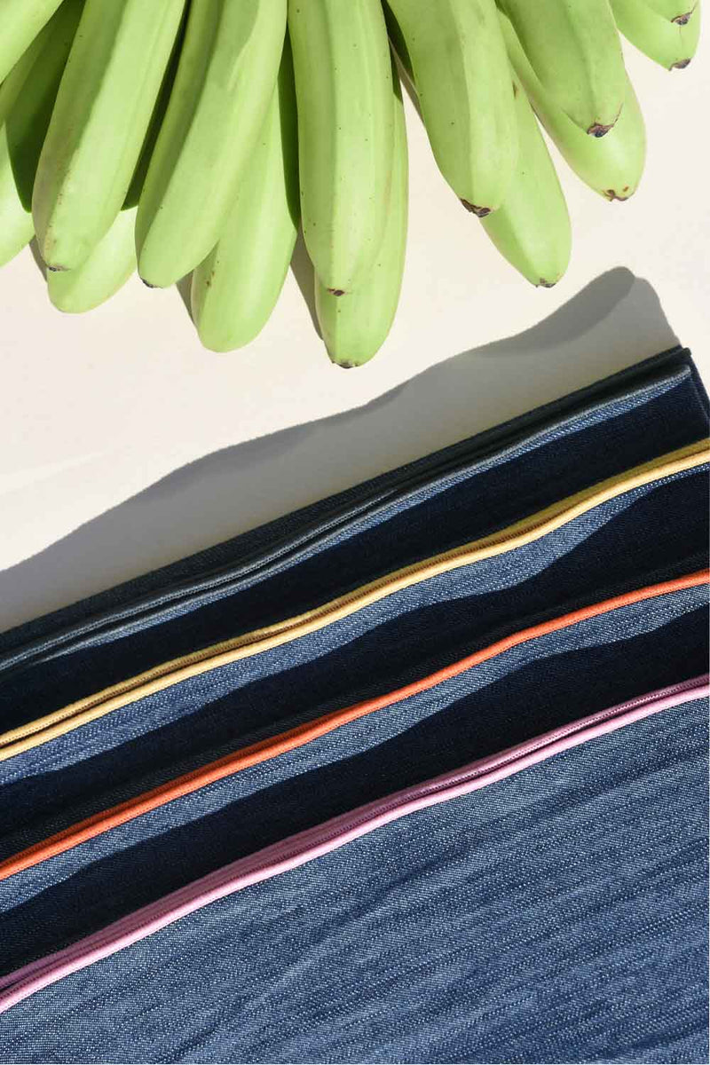 ATELIER SAUCIER Rainbow Denim Napkins | Set of 4 NAPKINS ATELIER SAUCIER 