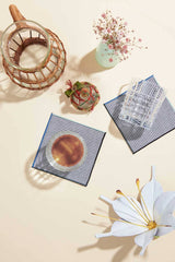 ATELIER SAUCIER Retro Gingham Cocktail Napkins | Set of 4 COCKTAIL NAPKINS ATELIER SAUCIER 