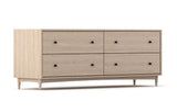 Atten 4-Drawer Wide Dresser Dresser Medley 