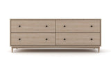 Atten 4-Drawer Wide Dresser Dresser Medley Maple 