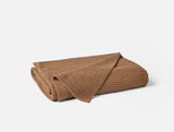 Avalon Organic Knit Throw Blankets and Throws Coyuchi Almond 