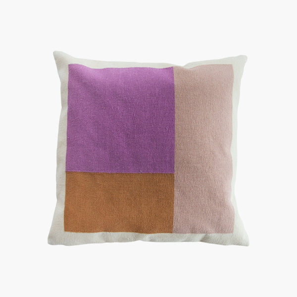 Barcelona Colorblock Throw Pillow Cover Throw Pillows Leah Singh Multi 