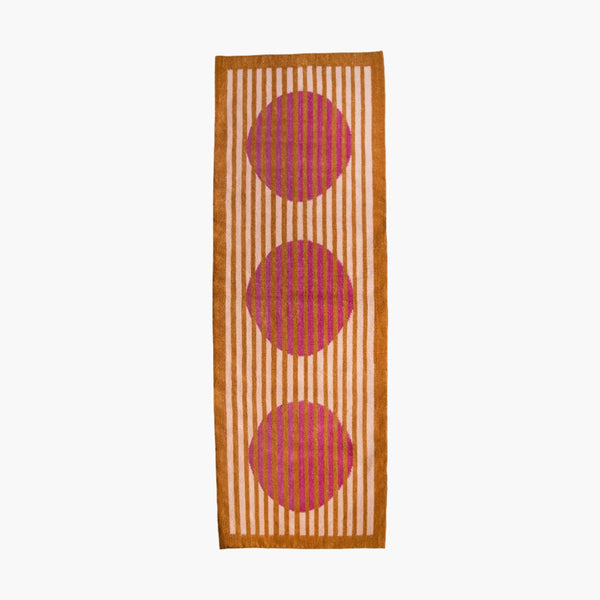 Barcelona Stripe Wool Runner Rug Runners Leah Singh 