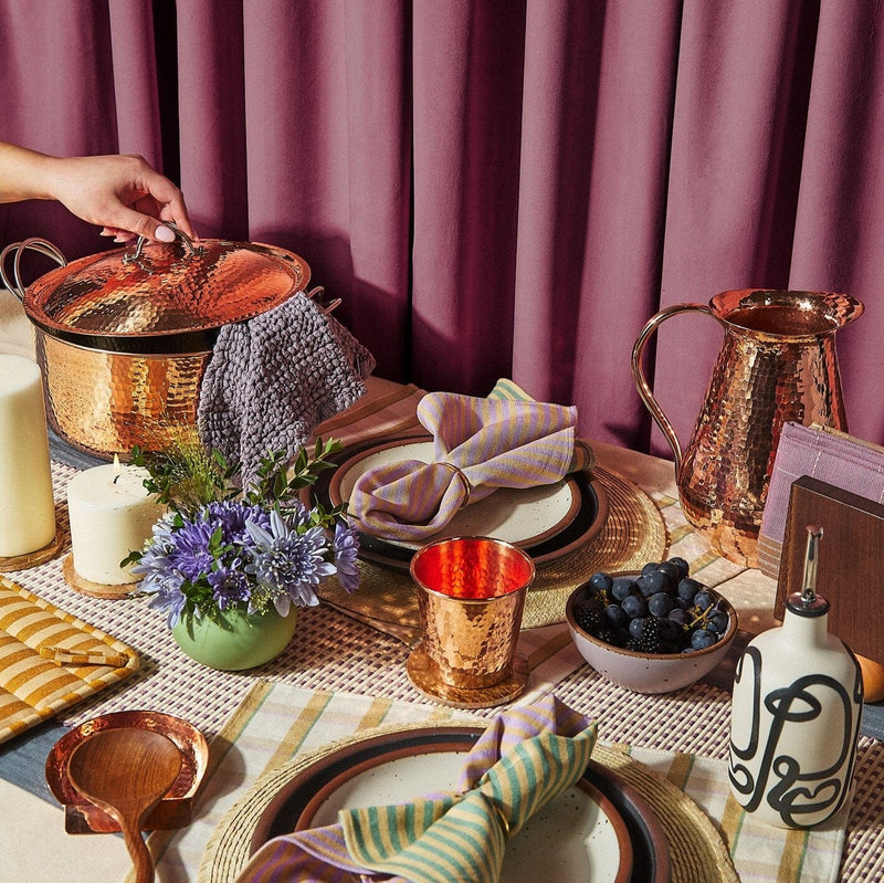 Beautiful and Big Recycled Copper Dutch Ovens