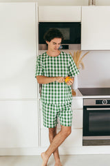 Men's Billy Linen Shorts Pajama Set