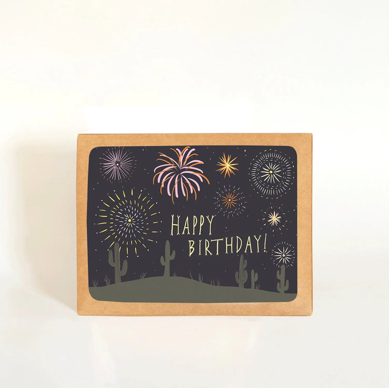 Birthday Fireworks Greeting Card Greeting Card Elana Gabrielle 