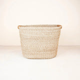 Black Oval Storage Hemp Basket Storage Baskets LIKHÂ 