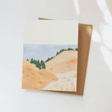 Bluffs Greeting Card Greeting Card Elana Gabrielle 