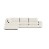 Blumen Bumper Sectional in Natural Latex - Linen Bumper Sectional Medley Juneberry Porridge Bumper Left 112" 