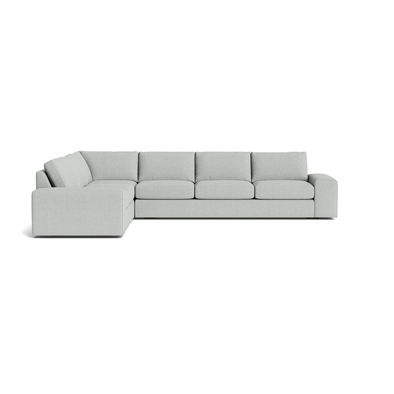 Blumen Corner Sectional in Natural Latex - Linen Corner Sectional Medley Juneberry Jicama 82" x 112" 