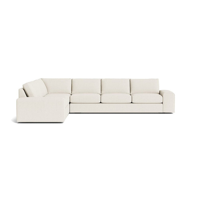 Blumen Corner Sectional in Natural Latex - Linen Corner Sectional Medley Juneberry Porridge 82" x 112" 