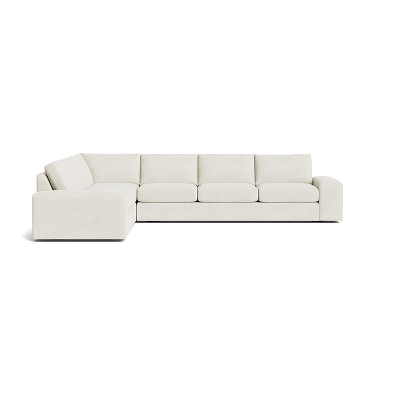 Blumen Corner Sectional in Natural Latex - Linen Corner Sectional Medley Stonecrop Oyster 82" x 112" 