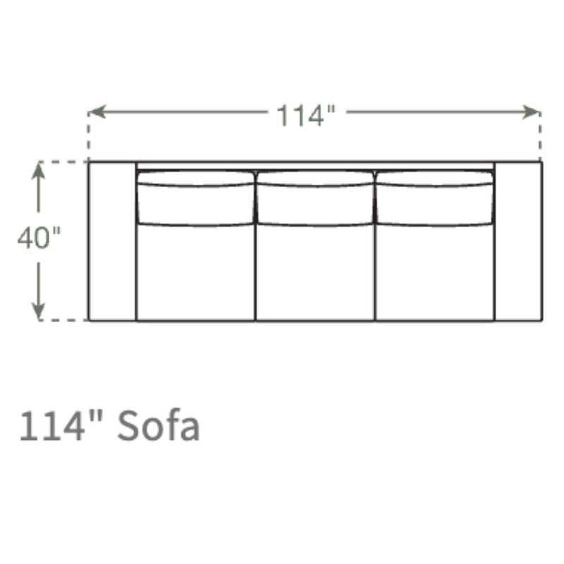 Blumen Sofa in Natural Latex - Cotton Sofa Medley 