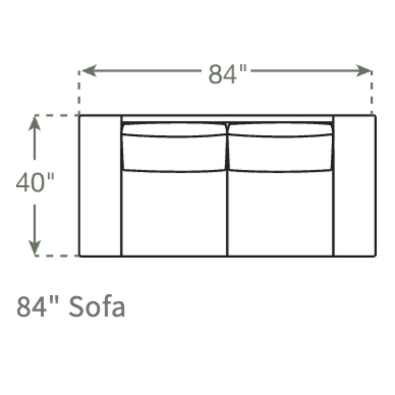 Blumen Sofa in Natural Latex - Cotton Sofa Medley 