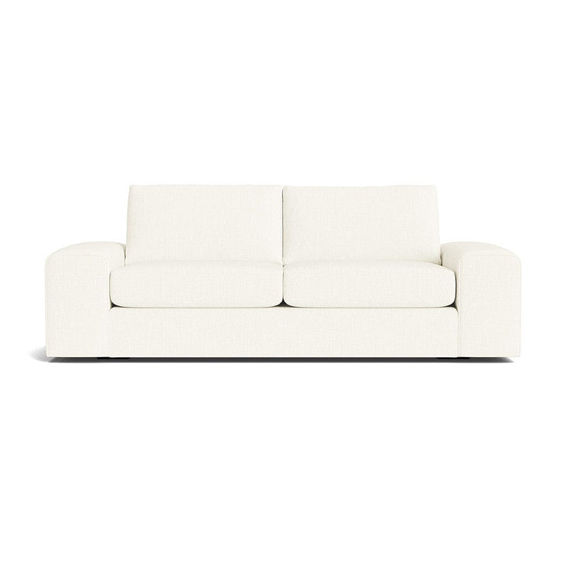 Blumen Sofa in Natural Latex - Cotton Sofa Medley Larkspur Pearl 84" Sofa 