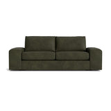 Blumen Sofa in Natural Latex - Leather Sofa Medley Bodie Moss 84" Sofa 