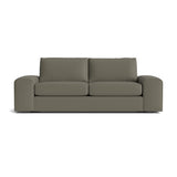 Blumen Sofa in Natural Latex - Leather Sofa Medley Tomo Granite 84" Sofa 