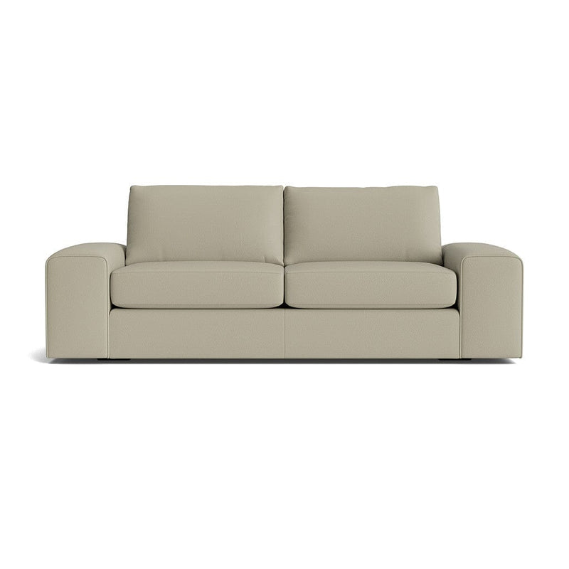 Blumen Sofa in Natural Latex - Leather Sofa Medley Tomo Smoke 84" Sofa 