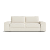 Blumen Sofa in Natural Latex - Linen Sofa Medley Juneberry Jasmine 84" Sofa 