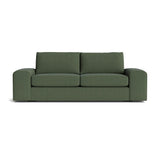 Blumen Sofa in Natural Latex - Linen Sofa Medley Juneberry Tarragon 84" Sofa 