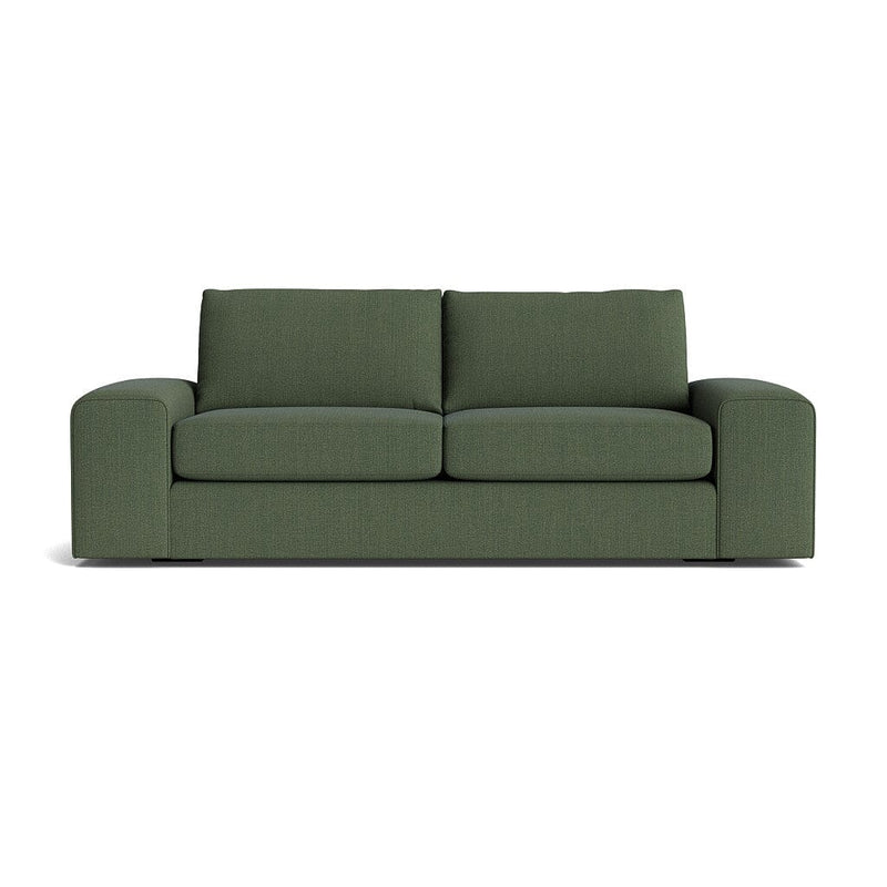 Blumen Sofa in Natural Latex - Linen Sofa Medley Juneberry Tarragon 84" Sofa 