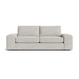 Blumen Sofa in Natural Latex - Linen Sofa Medley Stonecrop Natural 84" Sofa 