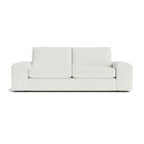 Blumen Sofa in Natural Latex - Recycled Polyester Sofa Medley Alpine Oyster 84" Sofa 