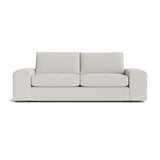 Blumen Sofa in Natural Latex - Recycled Polyester Sofa Medley Poplar Bouclé Vanilla 84" Sofa 