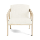 Burr Accent Chair in Natural Latex - Cotton Accent Chair Medley Maple Larkspur Pearl 