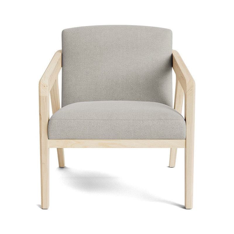 Burr Accent Chair in Natural Latex - Cotton Accent Chair Medley Maple Meadow Dove 