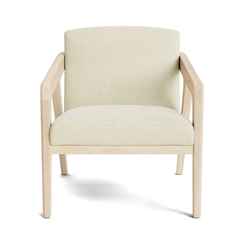 Burr Accent Chair in Natural Latex - Cotton Accent Chair Medley Maple Meadow Natural 