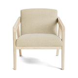 Burr Accent Chair in Natural Latex - Cotton Accent Chair Medley Maple Meadow Pebble 