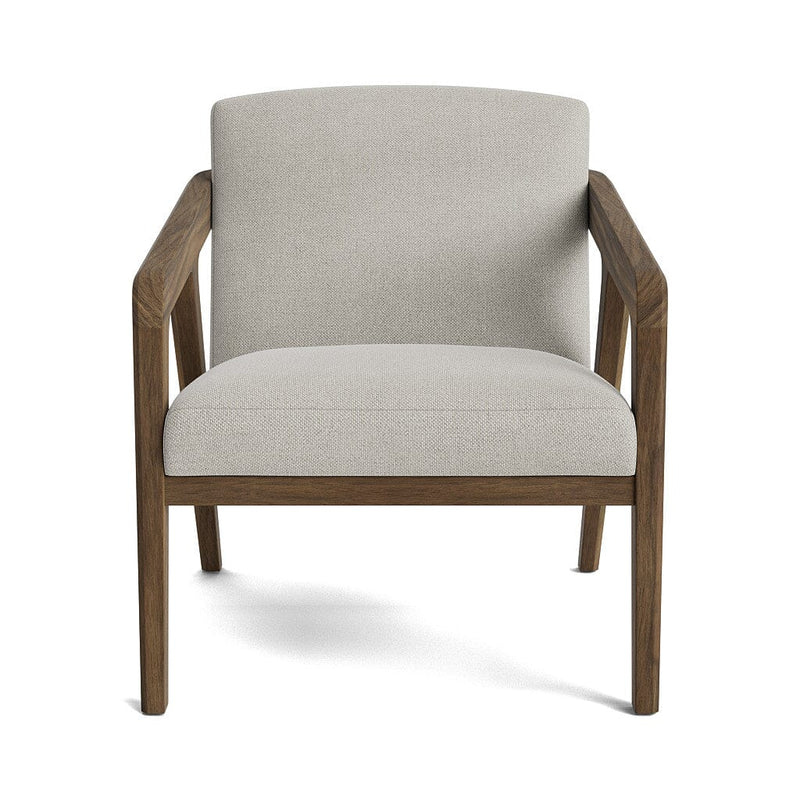 Burr Accent Chair in Natural Latex - Cotton Accent Chair Medley Walnut Meadow Dove 