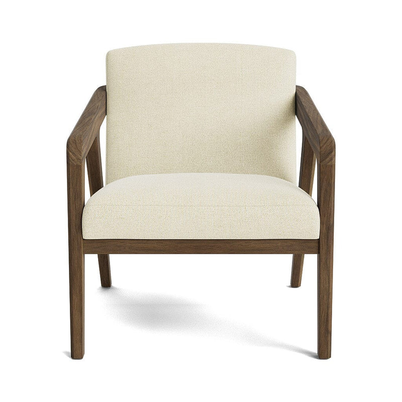 Burr Accent Chair in Natural Latex - Cotton Accent Chair Medley Walnut Meadow Natural 