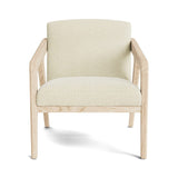 Burr Accent Chair in Natural Latex - Cotton Accent Chair Medley White Oak Meadow Natural 