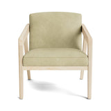 Burr Accent Chair in Natural Latex - Leather Accent Chair Medley 