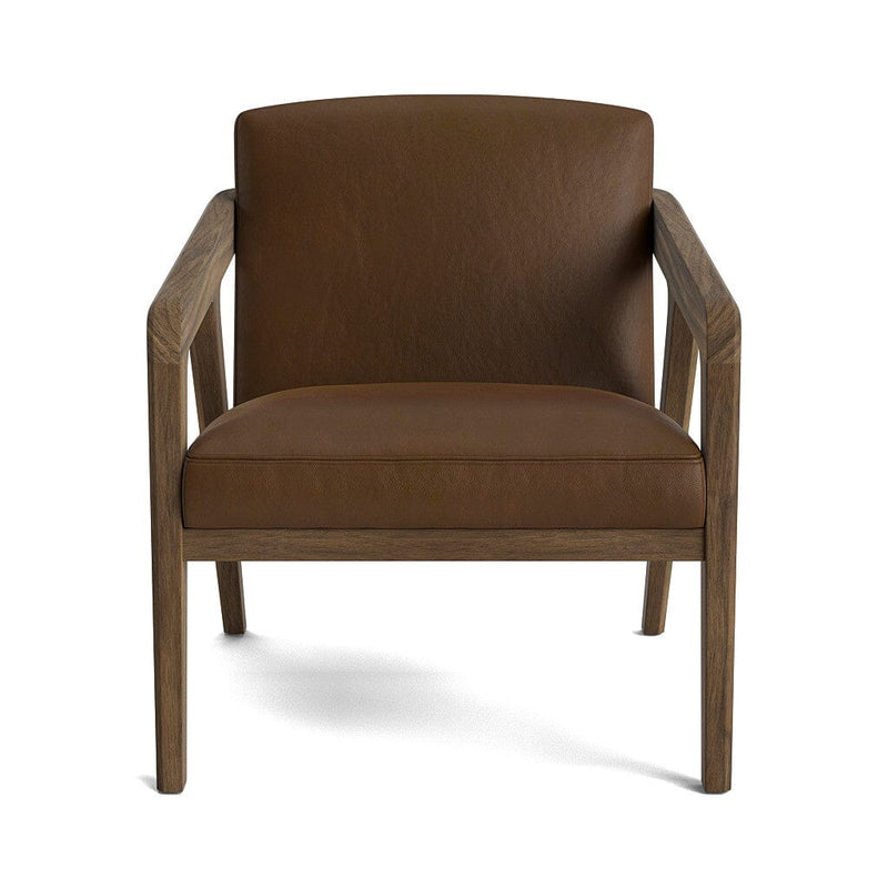 Burr Accent Chair in Natural Latex - Leather Accent Chair Medley Walnut Bodie Chestnut 