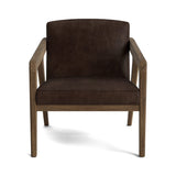 Burr Accent Chair in Natural Latex - Leather Accent Chair Medley Walnut Palomar Molasses 