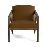 Burr Accent Chair in Natural Latex - Leather Accent Chair Medley Walnut Tomo Chestnut 