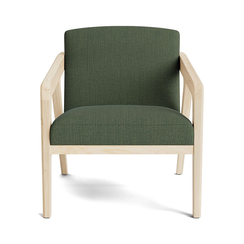 Burr Accent Chair in Natural Latex - Linen Accent Chair Medley Maple Juneberry Tarragon 