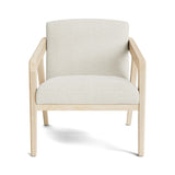 Burr Accent Chair in Natural Latex - Linen Accent Chair Medley Maple Stonecrop Natural 